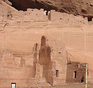 canyon de chelly. Cliff dwelling at Canyon de