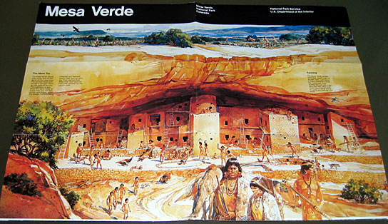 Mesa Verde brochure, top half